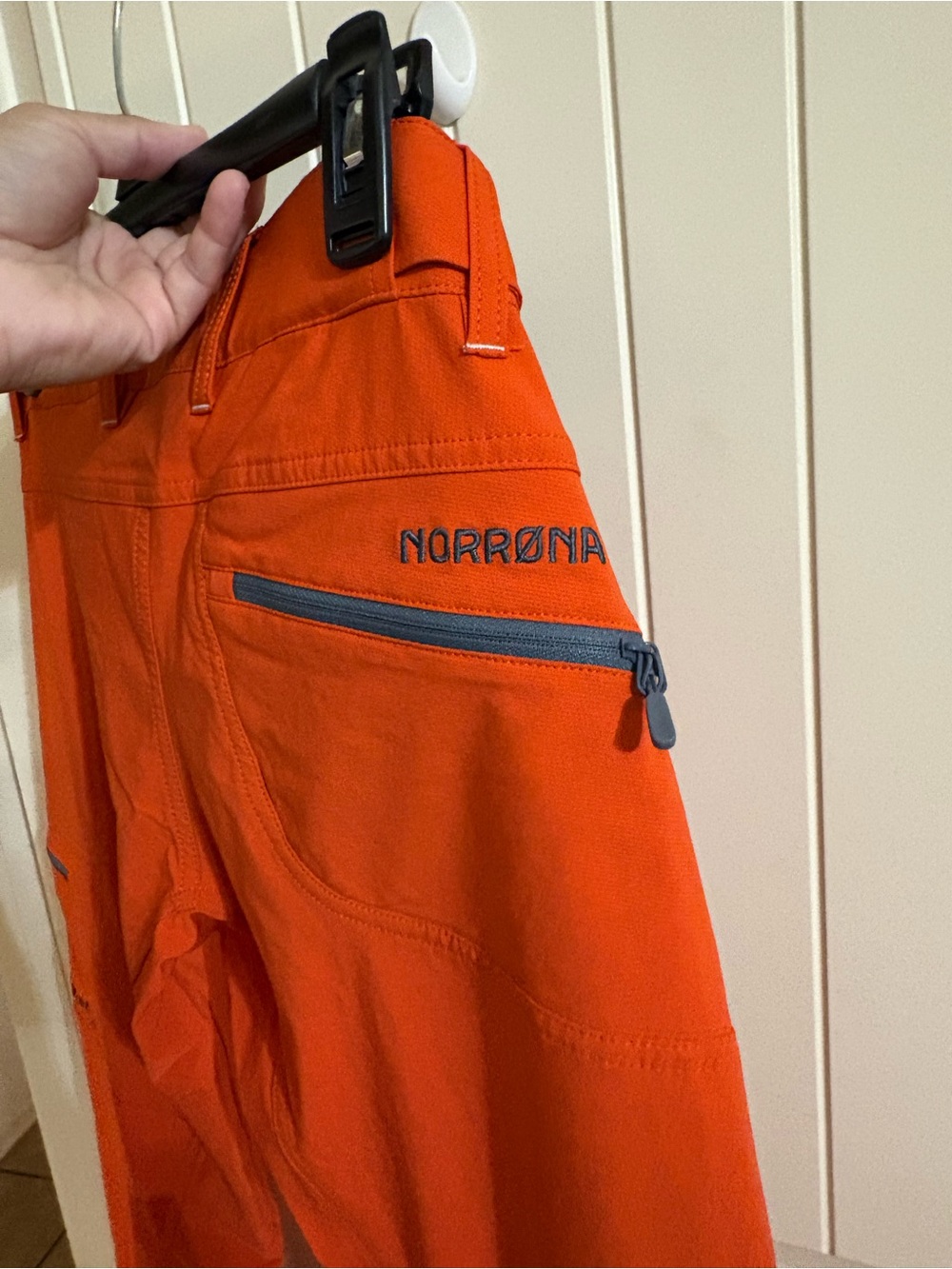 Norrøna Falketind Flex1 Women’s XS Orange Hiking Trekking Pants 3323-14